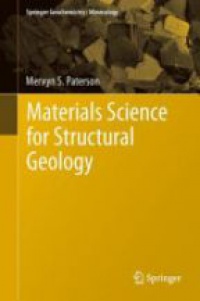 Paterson - Materials Science for Structural Geology