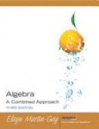Gay E. - Algebra: a Combined Approach