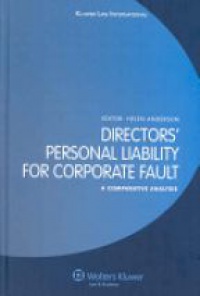 Anderson H. - Directors' Personal Liability for Corporate Fault