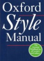 Oxford Style Manual