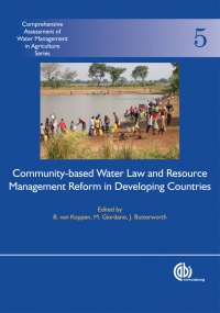 B van Koppen,Mark Giordano - Community-Based Water Law and Water Resource Management Reform in Developing Countries