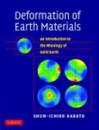 Karato S. - Deformation of Earth Materials