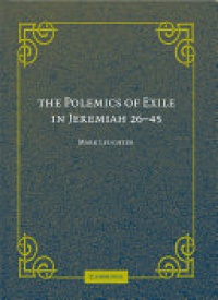 Leuchter - The Polemics of Exile in Jeremiah 26-45