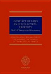 , European Max Planck Group on Conflict of Laws in Intellectual Property - Conflict of Laws in Intellectual Property 