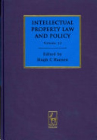 Hugh C Hansen - Intellectual Property Law and Policy