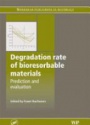 Degradation Rate of Bioresorbable Materials