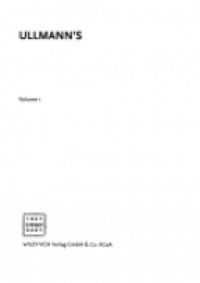 Ullmanns - Ullmann's Biotechnology & Biochemical Engineering, 2 Vol. Set