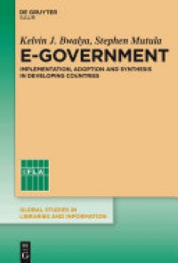 Kelvin J. Bwalya,Stephen M.  Mutula - E-Government: Implementation, Adoption and Synthesis in Developing Countries