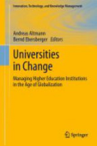 Altmann - Universities in Change