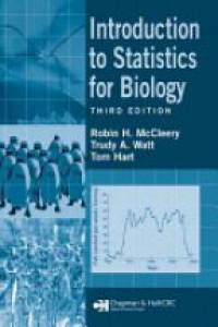 McCleery - Introduction to Statistics for Biology, 3rd Edition