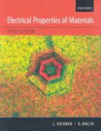 Solymar L. - Electrical Properties of Materials