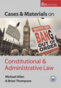 Allen M. - Cases & Materials on Constitutional & Administrative Law