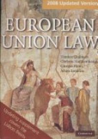 Chalmers D. - European Union Law Book and Updating Supplement Pack
