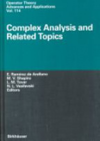 deArellano - Complex Analysis and Related Topics
