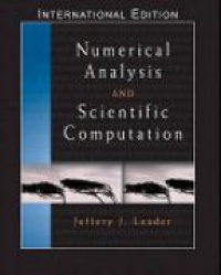 Leader J. J. - Numerical Analysis and Scientific Computation
