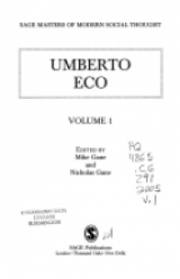 Gane M. - Umberto Eco, 3 Vol. Set