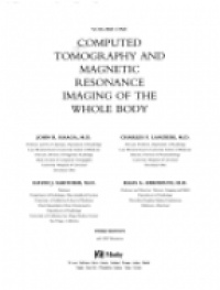 Haaga J. R. - Computed Tomography and Magnetic Resonance Imaging of the Whole Body, 2 Vol. Set