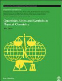 Cohen - Quantities, Units and Symbols in Physical Chemistry