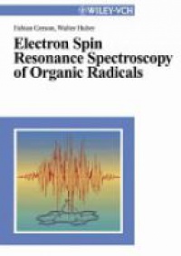 Gerson F. - Electron Spin Resonance Spectroscopy of Organic Radicals
