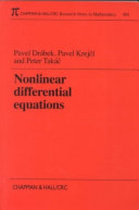 Drabek Pavel, Krejci Pavel, Takac Peter - Nonlinear Differential Equations