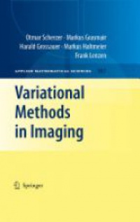 Scherzer - Variational Methods in Imaging