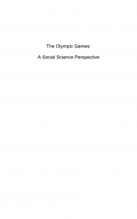 Kristine Toohey, A.J. Veal - Olympic Games: A Social Science Perspective