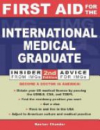 Keshav Chander - First Aid for the International Medical Graduate
