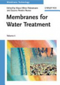 Peinemann K. - Membranes for Water Treatment