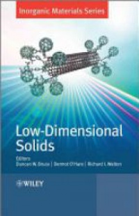 Duncan W. Bruce,Dermot O?Hare,Richard I. Walton - Low–Dimensional Solids