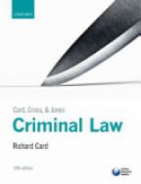 Card R. - Criminal Law, 19e