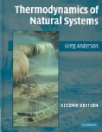 Anderson G. - Thermodynamics of Natural Systems