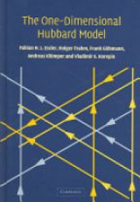 Essler - The One-Dimensional Hubbard Model
