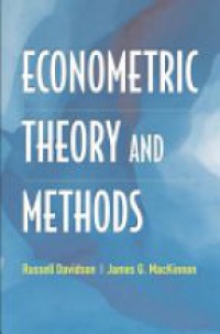 Davidson - Econometric theory and methods