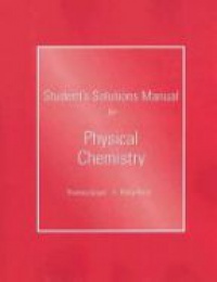 Engel T. - Students Solutions manual for Physical Chemistry