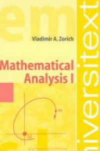 Zorich, V.A. - Mathematical Analysis I