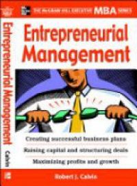 Calvin R. j. - Entrepreneurial Management