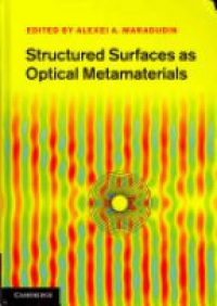Maradudin A. - Structured Surfaces as Optical Metamaterials