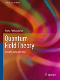 Padmanabhan - Quantum Field Theory