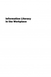 Marc Forster - Information Literacy in the Workplace