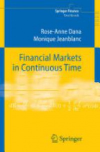 Dana R. - Financial Markets in Continuous Time