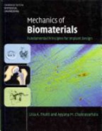 Pruitt L. - Mechanics of Biomaterials: Fundamental Principles for Implant Design