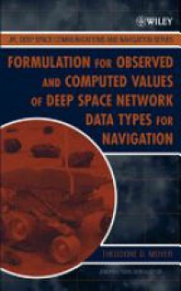 Moyer T. D. - Formulation for Observed and Computed Values of Deep Space Network Data Types for Navigation