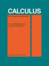 Rosenbaum R. A. - Calculus: Basic Concepts and Applications