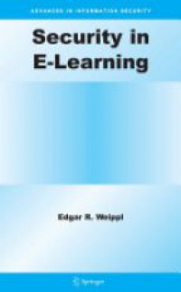 Weippl, E.R. - Security in E - Learning
