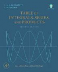 Gradstein, I.S. - Table of Integrals, Series and Products