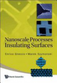 Gnecco Enrico,Szymonski Marek - Nanoscale Processes On Insulating Surfaces