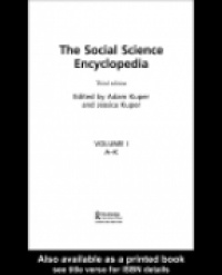 Kuper A. - The Social Science Encyclopedia, 2 Vol. Set