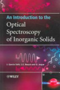 Sole - An Introduction to the Optical Spectroscopy of Inorganic Solids