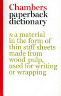 Chambers - Paperback Dictionary