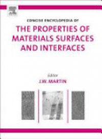 Martin J.W. - The Concise Encyclopedia of the Properties of Materials Surfaces
